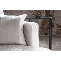 Ruma fauteuil - ribstof - beige