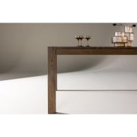 Tova uitschuifbare eettafel - 170/210/250 x 95 cm - donker eik