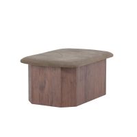 Petrovic poef - 59 x 88 cm - bruin