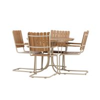 Valentina eettafelset - naturel - polyhout