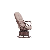 Svea Chloe loungestoel  - walnoot - rattan