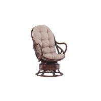 Svea Chloe loungestoel  - walnoot - rattan