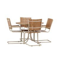 Valentina eettafelset - naturel - polyhout