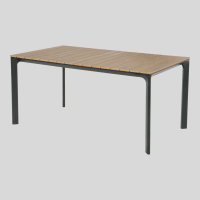 Arezzo tuintafel rechthoek polywood teaklook 160x90 cm van het woonmerk Les