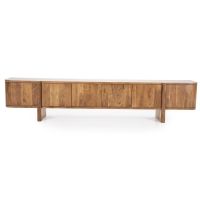 TV-meubel Julian - acaciahout - 240 cm - 6 deurs