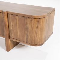 TV-meubel Julian - acaciahout - 240 cm - 6 deurs