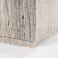 Vierkante bijzettafel Vince - marmer - 30,5x30,5 cm