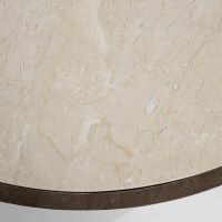 Salontafels Hazel - mangohout & marmer - set van 2