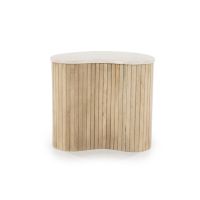 Bijzettafel Kira - wit