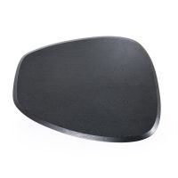 Organische salontafel Walter - eiken - 96x78 cm - zwart