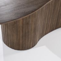 Organische eettafel Jordy - mangohout - 250x110 cm