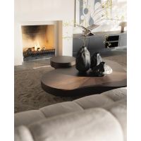 Organische salontafel Bobbie - 150x110 cm - bruin