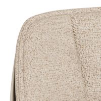 Nøra Lizzy draaibare armstoel | beige metaal onderstel | stof Cona - beige