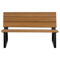 Banco outdoor hout naturel/metaal bank van het woonmerk WOOOD