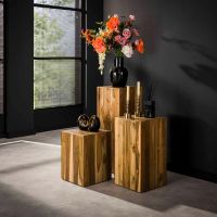 Barry bloemenzuil - 45 cm - naturel van het woonmerk Fraaai