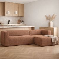 Woood Bean hoekbank rechts melange