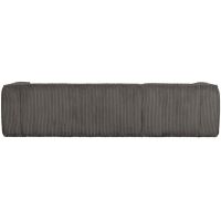 Woood Bean hoekbank grove ribstof links