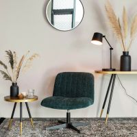 Puur Höfn fauteuil ribstof