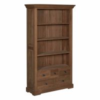 Tower Living Bologna boekenkast - 111 cm - bruin