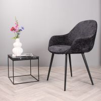 DS4U Bonnie kuipstoel - zwart - showmodel