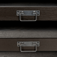 Botan kast op wieltjes zwart S van het woonmerk Puur