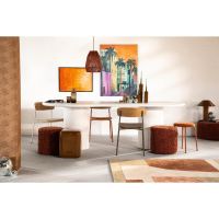 Eettafel Seki 250 cm - wit