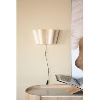 Meander wandlamp - crème