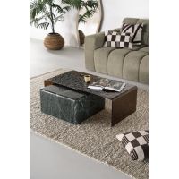 Ripple salontafel - bruin