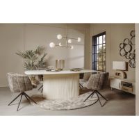 Tower Living Corbetta eettafel - 220 cm - beige