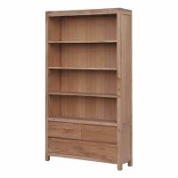 Tower Living Corona boekenkast - 120 cm - bruin