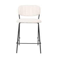 Viken barstoel bouclé - wit