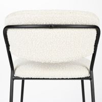 Viken barstoel bouclé - wit