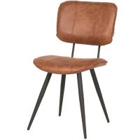 Eetkamerstoel Fos Leer Cognac