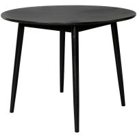 Puur Farsund eettafel 100 cm zwart