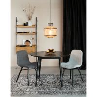 Farsund eettafel 120 cm zwart