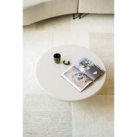 Jade salontafel rond ø80 cm - beige