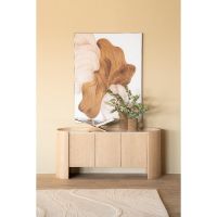 Don dressoir 165 cm - naturel/marmer