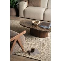 Bradley salontafel organisch marmer - bruin