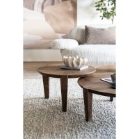 Eleonora Davina salontafel rond ø60 cm - naturel