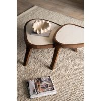 Eleonora Fred salontafel organisch klein - naturel/marmer