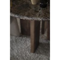 Lando eettafel ø127 cm - bruin