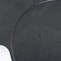 Organische salontafel Fay - zwart