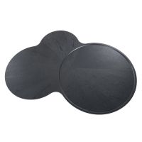 Organische salontafel Fay - zwart