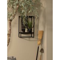 Febe wandrek verticaal metaal zwart