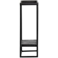 Febe wandrek verticaal metaal zwart