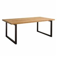 Tower Living Lucca eettafel U-poot - 240 cm - naturel