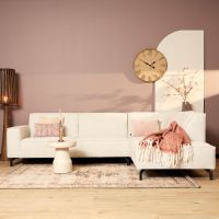 MySofa Floris 2,5 zits + Divan rechts - beige baltimore