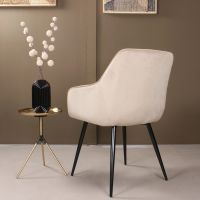 DS4U Gaby armstoel velvet champagne - OUTLET B