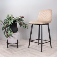 DS4U Gaby barkruk velvet 65 cm 2.0