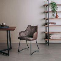 Garda armstoel - bruin